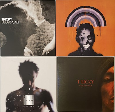 Lot 19 - MASSIVE ATTACK - 'HELIGOLAND' GLITTER SLEEVE & TRICKY REPRESSINGS