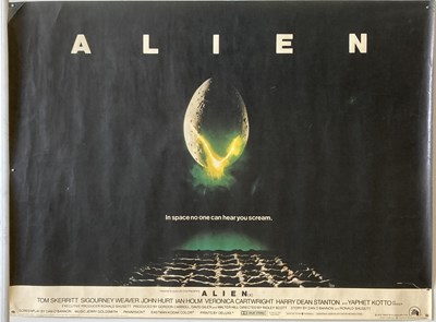 Lot 146 - ALIEN ORIGINAL UK QUAD FILM POSTER.