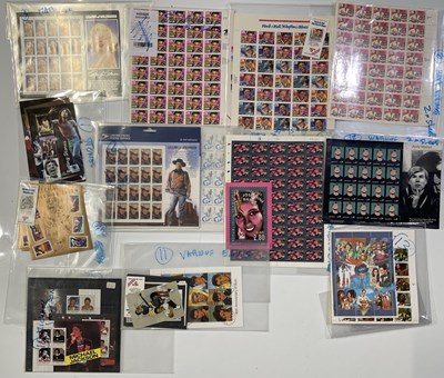 Lot 70 - MUSIC STAMP COLLECTION.