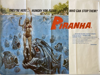 Lot 150 - PIRANHA ORIGINAL FILM POSTER.