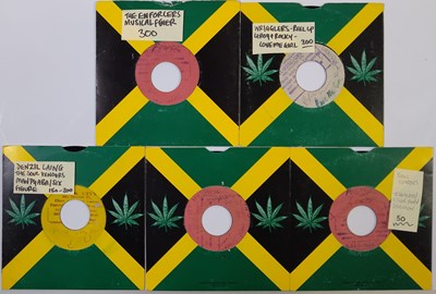 Lot 48 - SUPER RARE 60'S/70'S JA WHITE LABEL REGGAE, ROCKSTEADY & SKA SINGLES - MUZIK CITY ETC