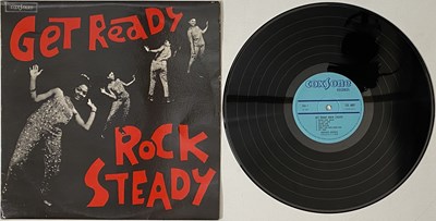 Lot 57 - VARIOUS ARTISTS - 'GET READY ROCK STEADY' LP RARE UK 60'S COXTONE COMPILATION
