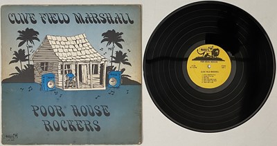 Lot 64 - CLIVE FIELD MARSHALL - 'POOR HOUSE ROCKERS' LP 1981 USA WACKIES LABEL ROOTS REGGAE