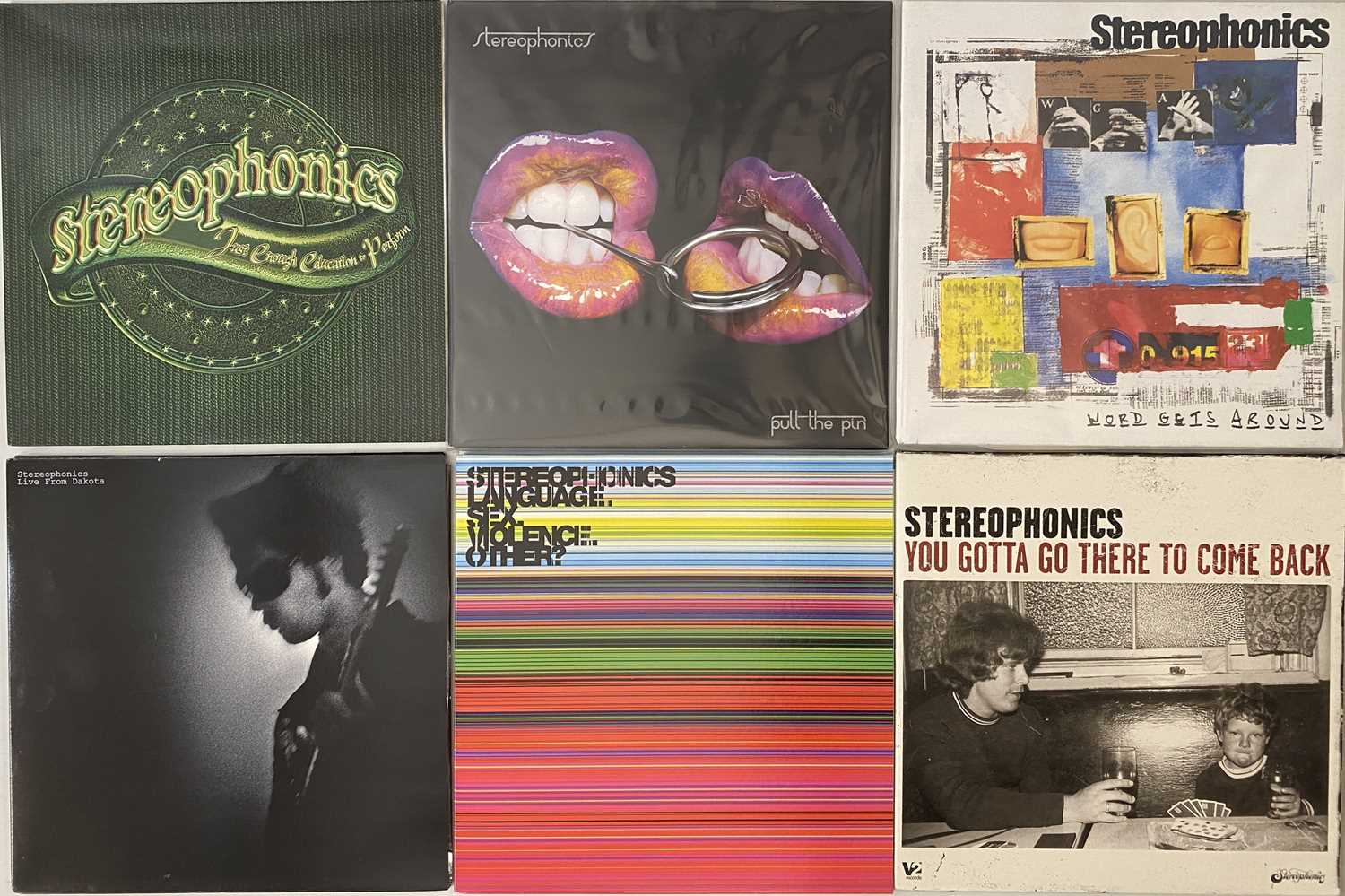 Lot 100 - STEREOPHONICS - ORIGINAL PRESSINGS - LP PACK