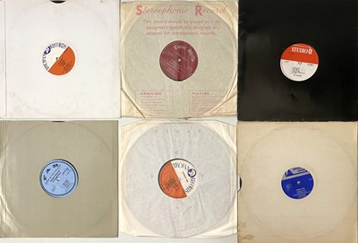 Lot 78 - BOX OF LOOSE REGGAE SLEEVES & SLEEVE-LESS RARITY LP'S - STUDIO ONE, TROJAN, COXSONE, BLUE BEAT