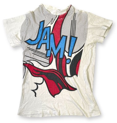 Lot 428 - THE JAM - ORIGINAL VINTAGE LICHTENSTEIN STYLE 1980S T-SHIRT.
