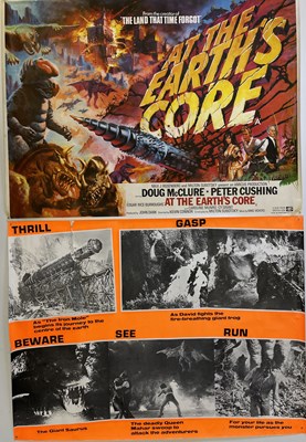 Lot 157 - AT THE EARTH'S CORE / SCI FI ORIGINAL FILM POSTERS.