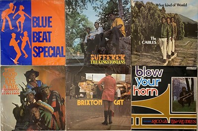 Lot 89 - RARE 60'S 70'S UK LABEL REGGAE/ROCKSTEADY/SKA LPS - THE CABLES, RICO, KINGSTONIANS