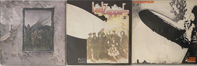 Lot 28 - LED ZEPPELIN UK ATLANTIC 'PLUM LABEL' ALBUMS