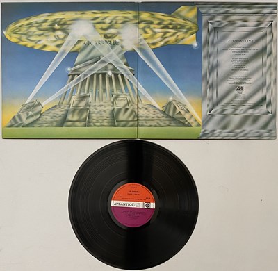Lot 28 - LED ZEPPELIN UK ATLANTIC 'PLUM LABEL' ALBUMS