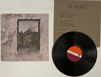 Lot 28 - LED ZEPPELIN UK ATLANTIC 'PLUM LABEL' ALBUMS