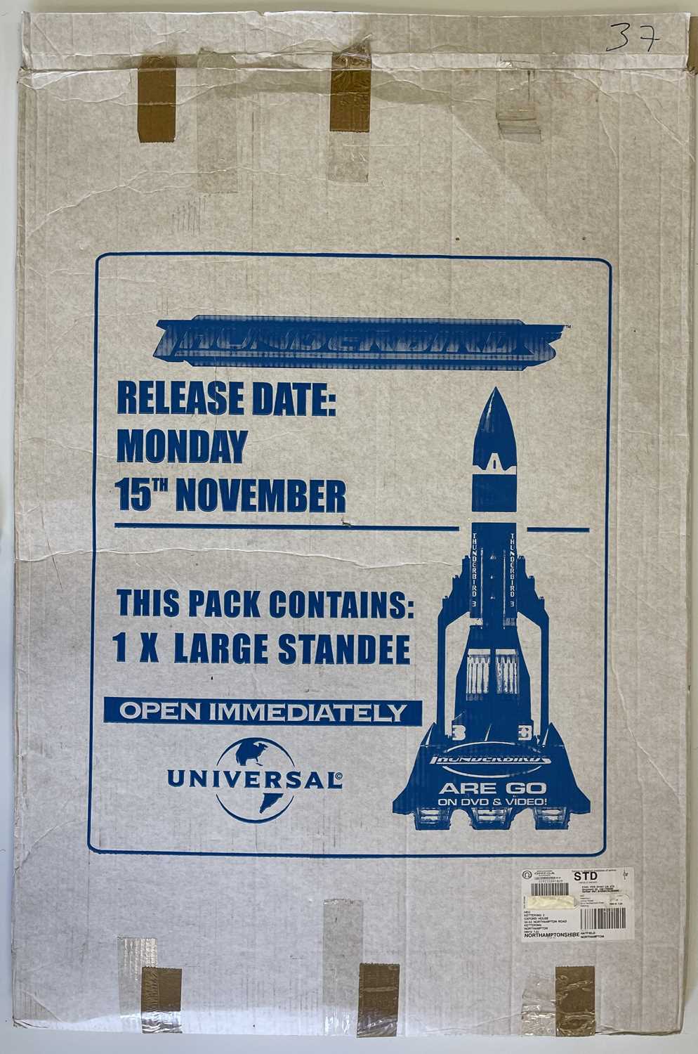 Lot 162 - THUNDERBIRDS ORIGINAL STANDEE.