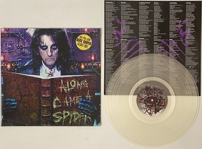 Lot 124 - ALICE COOPER - ALONG CAME A SPIDER LP (SPV 90601 - GERMAN PRESS - CLEAR VINYL)
