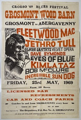Lot 126 - FLEETWOOD MAC / JETHRO TULL - ORIGINAL 1969 GROSMONT WOOD BARN FESTIVAL.