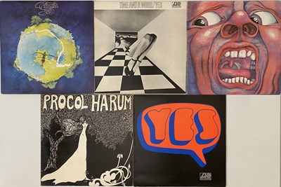 Lot 46 - 60'S 70'S ORIGINAL UK PROG-ROCK LP PACK - KING CRIMSON, YES, PROCOL HARUM