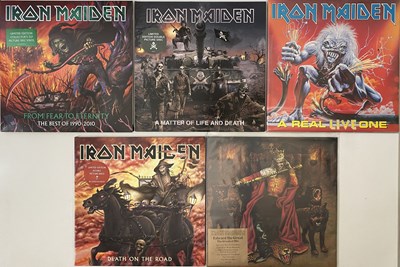 Lot 128 - IRON MAIDEN - 90s / 2000s - ORIGINAL PRESSINGS LP PACK