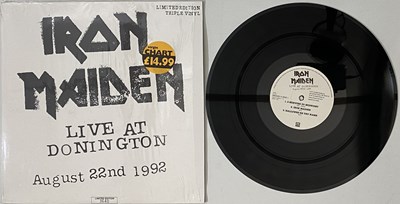 Lot 129 - IRON MAIDEN - LIVE AT DONNINGTON AUGUST 22ND 1992 LP (724382751113 - 1993 UK ORIGINAL)