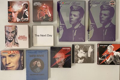 Lot 55 - DAVID BOWIE CD/DVD BOXSETS - SOUND + VISION, BRILLIANT ADVENTURE & MORE