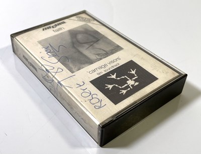 Lot 426 - THE CURE - SIGNED CASSETTE COPY OF 'FAITH'.