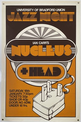Lot 74 - IAN CARR'S NUCLEUS - ORIGINAL 1970S CONCERT POSTER.