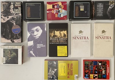 Lot 137 - RARE JAZZ / BLUES CD BOXSETS WITH RUN OF JAPANESE OBI IMPORTS