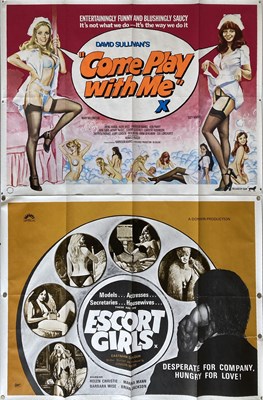 Lot 164 - X RATED UK QUAD FILM POSTERS.