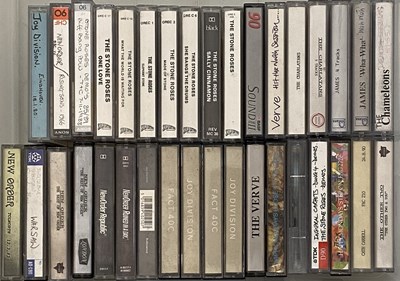 Lot 139 - FACTORY RECORDS / STONE ROSES / JOY DIVISION - PROMO CASSETTE TAPES & STOCK COPIES