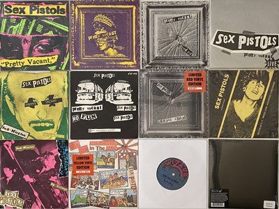 Lot 145 - SEX PISTOLS 7" SINGLES PACK - UK / USA / AUSSIE / LIMITED