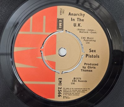 Lot 147 - SEX PISTOLS - ANARCHY IN THE U.K. - 7" UK 1976 'CHRIS THOMAS MISPRESS'