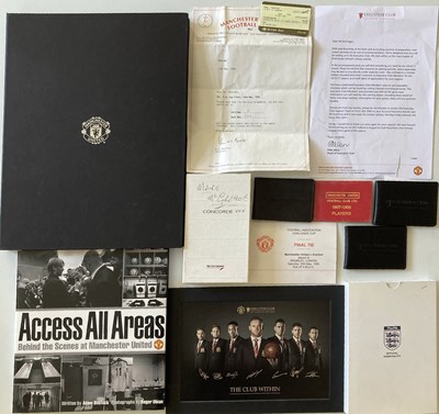 Lot 173 - MANCHESTER UNITED MEMORABILIA - EXECUTIVE TICKETS AND EPHEMERA ETC.