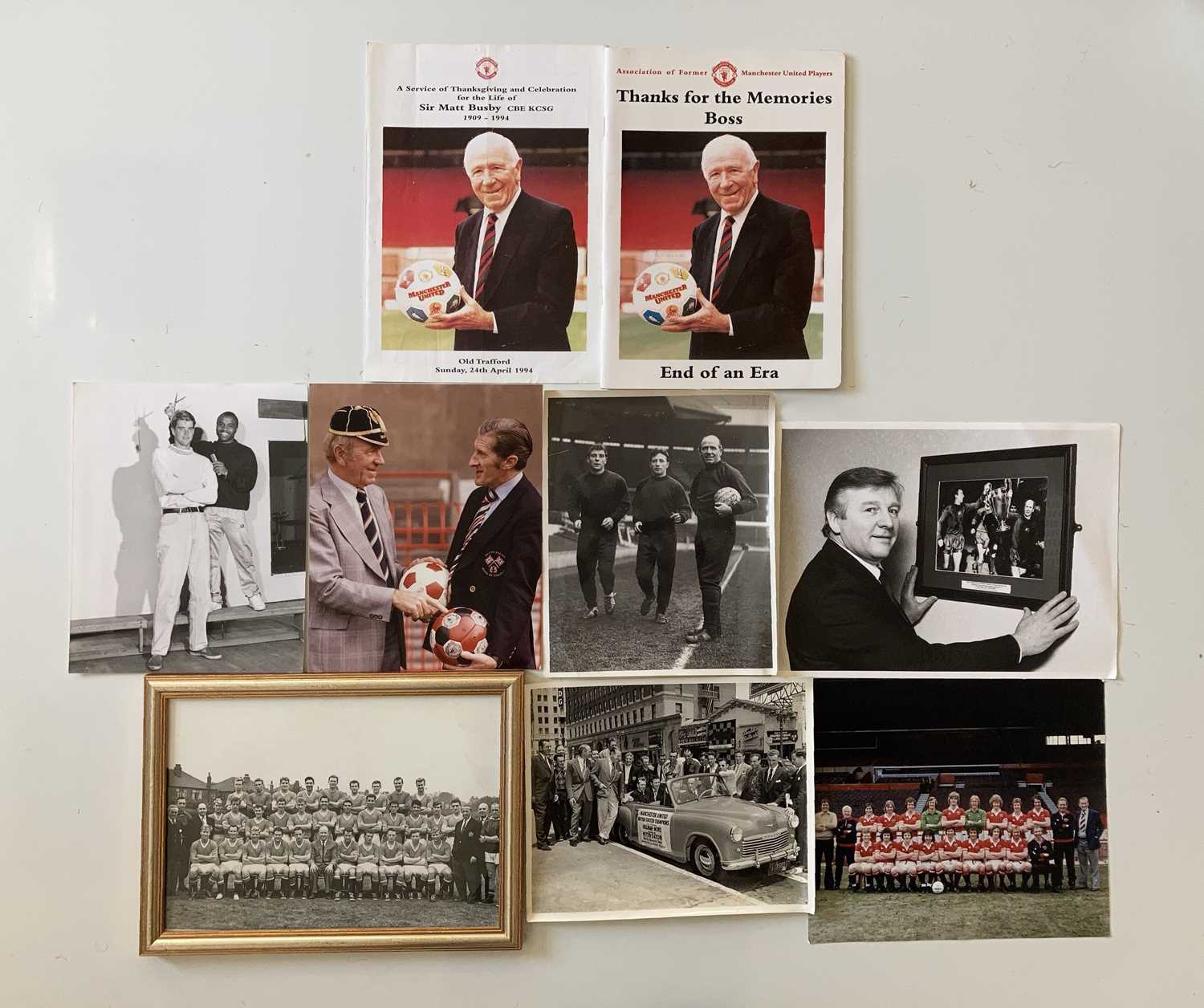 Lot 177 - MANCHESTER UNITED MEMORABILIA - ORIGINAL PHOTOGRAPHS.