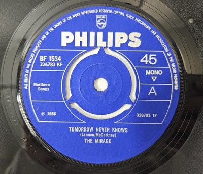 Lot 2 - THE MIRAGE - TOMORROW NEVER KNOWS - 7" UK 1966 - RARE PSYCH/MOD