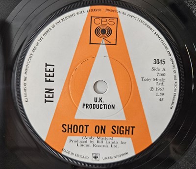 Lot 4 - TEN FEET - SHOOT ON SIGHT - 7" UK 1967 PROMO WELSH MOD/GARAGE