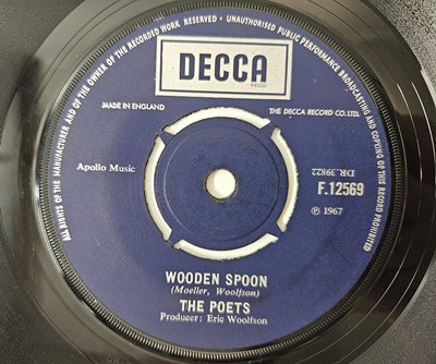 Lot 9 - THE POETS - 'WOODEN SPOON' - 7" UK DECCA 1967 PSYCH/MOD