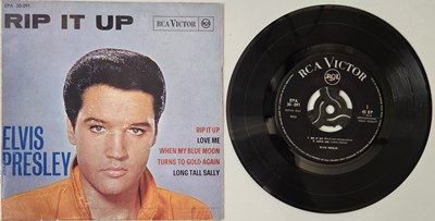 Lot 125 - ELVIS PRESLEY - RIP IT UP EP (WITHDRAWN ITALIAN 1964 PRESSING - RCA EPA 30-091)
