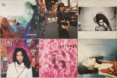 Lot 177 - ALT GIRLS OF THE 90'S - ORIGINAL & EARLY PRESS LP'S/12" - P J HARVEY / BJORK / GARBAGE