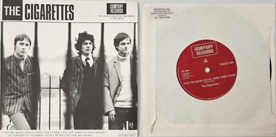 Lot 114 - THE CIGARETTES - THEY'RE BACK AGAIN, HERE THEY COME 7" (CIGCO 008 - ORIGINAL PRESSING)