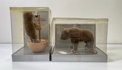 Lot 47 - STEIFF JOB LOT - ROLY POLY CIRCUS BEAR AND BEAR ON WHEELS
