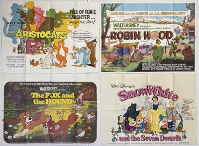 Lot 51 - DISNEY - FOUR UK QUAD POSTERS INC SNOW WHITE.