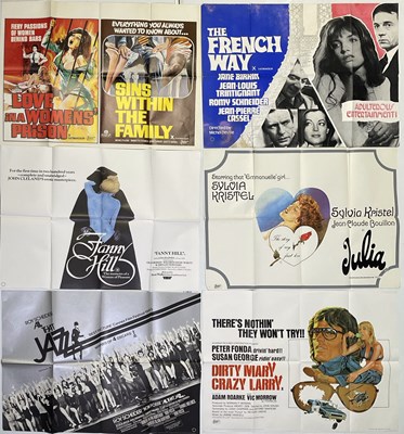 Lot 53 - X-RATED UK QUAD POSTER COLLECTION.