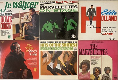 Lot 100 - 60'S & 70'S USA PRESS MOTOWN LP PACK - EDDIE HOLLAND / MARVELETTES / JR. WALKER
