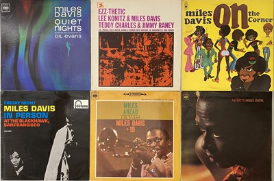 Lot 104 - MILES DAVIS LP PACK - USA AND UK ORIGINALS - FONTANA / CBS / PRESTIGE / XTRA / ESQUIRE