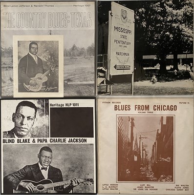 Lot 107 - 60'S HERITAGE & PYTHON LABEL BLUES LPS PACK - 99 COPIES/SMALL RUN SERIES