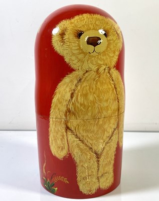 Lot 80 - MATRIOSCHKA TEDDY BEAR SET - 038198