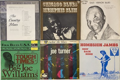 Lot 110 - MIXED COLLECTION OF BLUES LPS WITH RARITIES - USA AND UK ORIGINALS - MEMPHIS SLIM / HOMESICK JAMES ETC