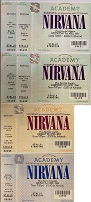 Lot 114 - NIRVANA TICKETS 1994 UNUSED