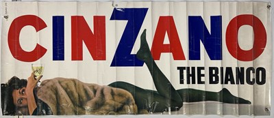 Lot 6 - CINZANO - VINTAGE C 1960S ADVERTISING POSTER.