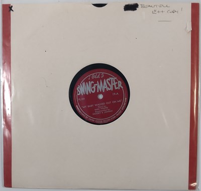 Lot 116 - MAN YOUNG, SNOOKY & JOHNNY - 'MY BABY WALKED OUT ON ME' - USA 1948 RARE BLUES 78'