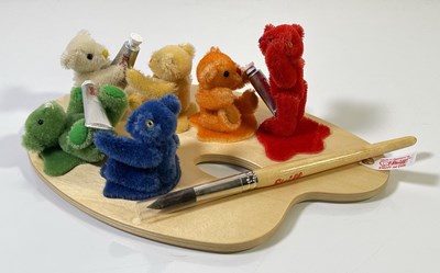 Lot 115 - MINI COLOUR SPLASH TEDDY BEARS - 038310