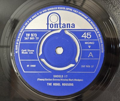 Lot 34 - THE REBEL ROUSERS - SHOULD I? 7" (ORIGINAL UK COPY - FONTANA TF 973)